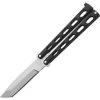 Bear & Son 114AB Butterfly Folding Pocket Knife With Black Die Cast Metal Handle