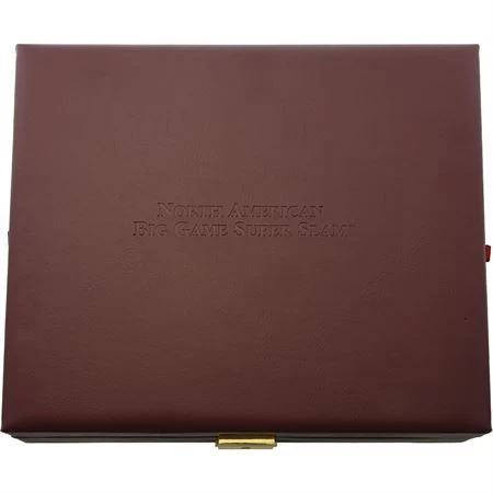 China Made 1904 Collectible Coin Display With Brown Faux Leather Box - Image 2