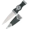 China Made 210555 Mini Scottish Dirk Fixed Blade Knife With Black Composition Handle