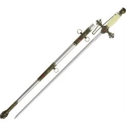 China Made 926827 Knight's Templar Edge Blade Sword With Ivory Handle