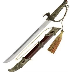 China Made 926828 Turkish Stainless Blade Sword With Antique Bronze Metal Handle
