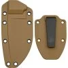 ESEE 40CBC Model 3 Sheath With Molded Coyote Brown Zytel Construction & Boot Clip