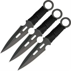 China Made MI185 Three Piece Throwing Set Fixed Blade Knife