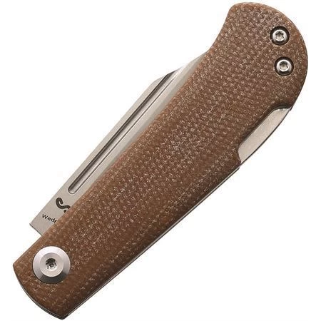 Kansept 2026B3 Wedge Lockback Knife Micarta - Image 2