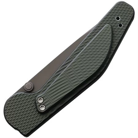GT Knives 112 Auto Button Lock DP Serrated - Image 2
