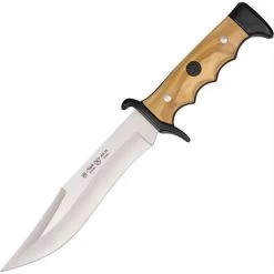 Nieto 2402 Cuchillo Linea CetreriaStandard Edge Stainless Clip Point Blade & Wood Handles