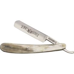 Timor M570 Straight Razor With Horn Handle