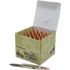 Humvee DBBLT 25 Piece Bullet Knife Display Folding Pocket Knife With Copper Tip