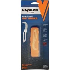 Havalon GHC3 Gut Hook 3pk With Holder Fixed Blade Knife