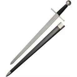 Battle Tested 2701 Broad Sword With Black Cord Wrapped Handle