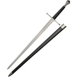 Battle Tested 2703 Medieval Sword With Black Cord Wrapped Handle