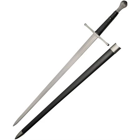 Battle Tested 2703 Medieval Sword With Black Cord Wrapped Handle