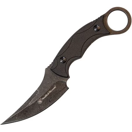 Smith & Wesson 995 M&P Neck Knife With Black G10 Handle