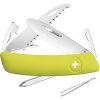 Swiza Pocket 611081 J06 Junior Pocket Multi-Tool Knife With Yellow Synthetic Handle