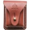 TOPS Knives TOPS SHLLBP01 Leather Bushcraft Pouch Knife With Brown Leather Construction